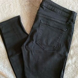 Paige Rich & Skinny Coated Black Jeans
